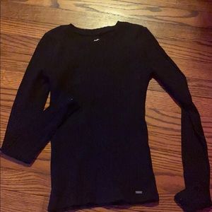 black hollister long sleeve